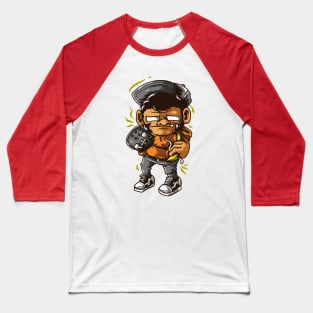 Monkey skateboard Baseball T-Shirt